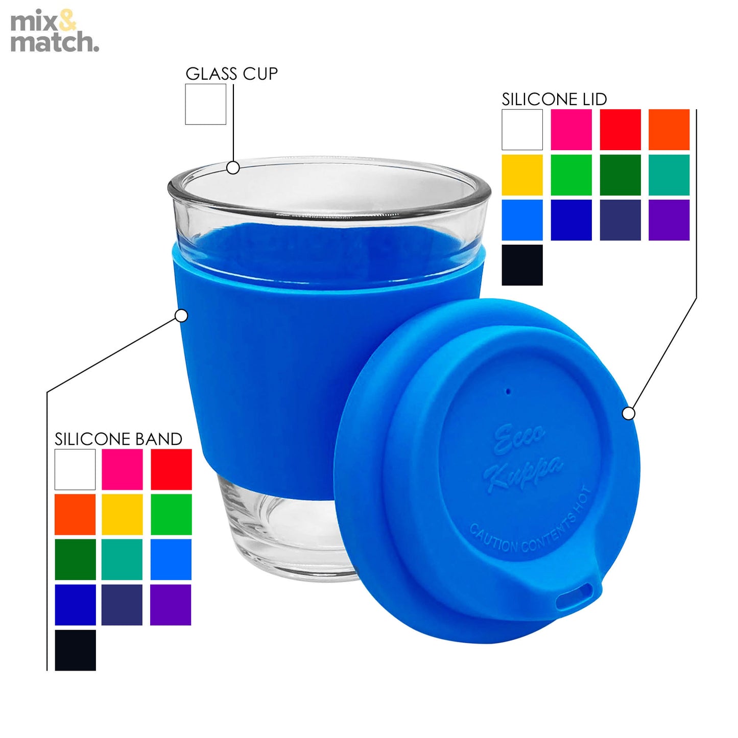 Jelly Bean In Carlo Glass Coffee Cup